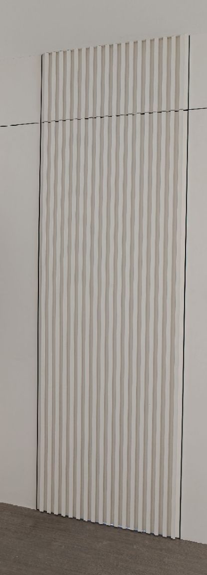 Fluted wall panelling — real Chapter One Reno project photo, Kuching